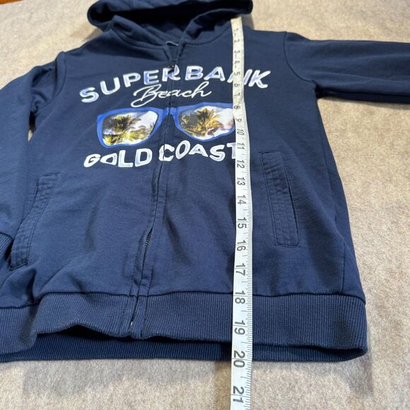 Mayoral navy zip up hoodie sunglasses graphic sweatshirt boy’s 8 everyday basics - Picture 5 of 8